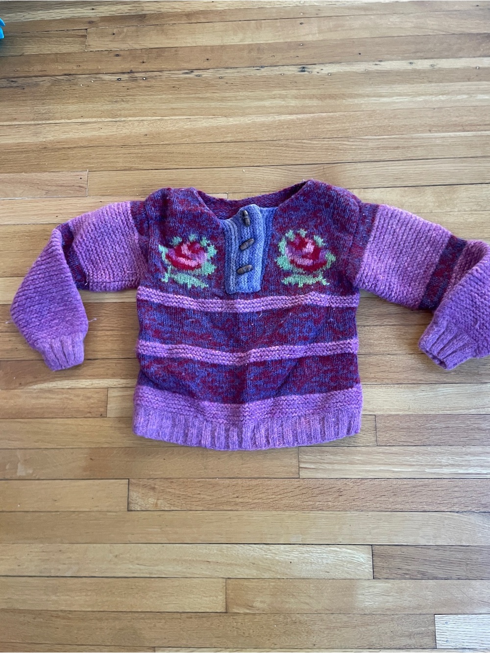 Vintage, Hand Knitted, Wool Sweater